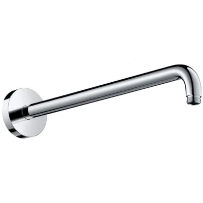 Braccio doccia a parete Hansgrohe 389 mm per soffione doccia, finitura cromo lucido 27413000