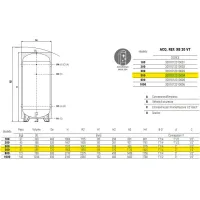 Accumulatore acqua refrigerata XB 20 VT da 500 litri 3001012310004