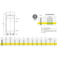 Accumulatore acqua refrigerata XB 20 VT da 800 litri 3001012310005