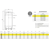 Accumulatore acqua refrigerata XB 20 VT da 200 litri 3001012310002