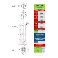 Art.66/D Idrante soprasuolo modello EUR a norma UNI EN 14384 in ghisa DN 100 P.960 DN 100, con due sbocchi DN 70 e uno per carico autopompa DN 100 - Marcati CE  - tipo a secco con scarico automatico antigelo 1667.066