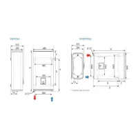 Scaldabagno scaldacqua elettrico Atlantic Vertigo Steatite 100, capacità 80 litri 851338