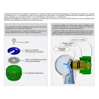 3856 - Collettore maschio-femmina a 4 vie con arresti manuali - Misura 3/4" - 4 derivazioni 3856 34