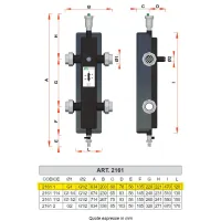 2161 - Separatore idraulico coibentato completo di bocchettoni - Misura 1" 2161 1