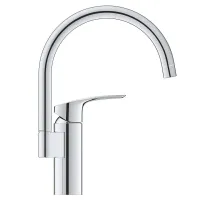 Grohe Eurosmart miscelatore lavello cromo con bocca alta girevole, monoforo 33202003