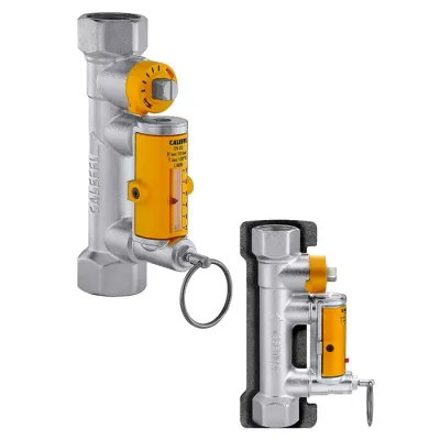 Valvola di bilanciamento con flussometro, per impianti solari. Misura 1" - Campo di portata di funzionamento 10-40 l/min 258603