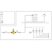 Riduttore di pressione, con cartuccia estraibile. Attacchi maschio a bocchettone. Misura 1"1/4 M. Con attacco manometro 1/4" F. 536070