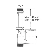 SERVIZIO RAPIDO - Kit di adattamento -A- prolunga 1"1/2 547121300