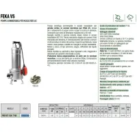 Dab Pumps FEKA VS 1200 T-NA Pompa sommergibile trifase in acciaio inox per sollevamento acque reflue 103040140