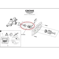 Grohe elemento termostatico Grohmix 47010000