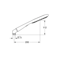 Rainshower Icon 150 manopola doccia a 2 getti 27446000