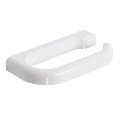 Porta rotolo aperto serie Linea, dim. 20 x 2,5 x 11 cm bianco 110287002