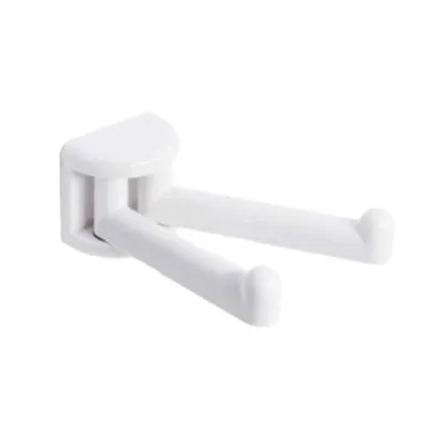 Appendi abiti a snodo serie Linea, dim. 13 x 9 x 9 cm bianco 303 LINE