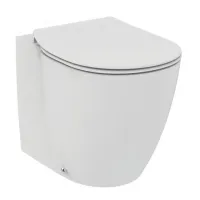 Ideal Standard Connect wc vaso a terra universale completo di sedile slim a sgancio rapido, fissaggi a pavimento, bianco E773401