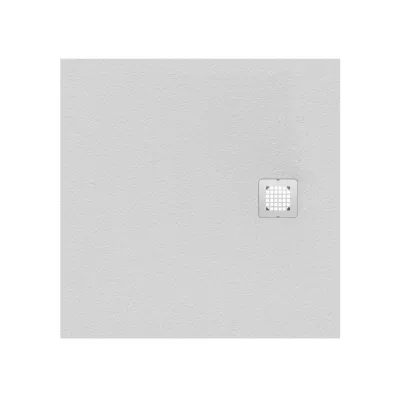 Ideal Standard Ultra Flat S piatto doccia quadrato 90 cm ultrasottile, colore bianco finitura opaco effetto pietra K8215FR