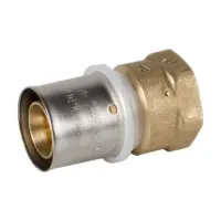 Raccordo diritto femmina ø50/4 x 1"1/2 Pexal Brass - raccordo a pressare VS0130733