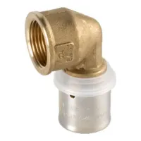 Raccordo gomito femmina ø50/4 x 1"1/2 Pexal Brass - raccordo a pressare VS0130933