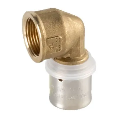 Raccordo gomito femmina ø50/4 x 1"1/2 Pexal Brass - raccordo a pressare VS0130933