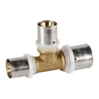 Raccordo a Tee intermedio ridotto ø50x40x50 Pexal Brass - raccordo a pressare VS0131755