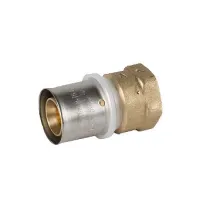 Raccordo diritto femmina ø25/2,5 x 1" Pexal Brass - raccordo a pressare VS0175330