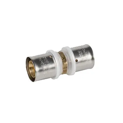 Raccordo diritto intermedio ø16/2 x 16/2 Pexal Brass - raccordo a pressare VS0170003