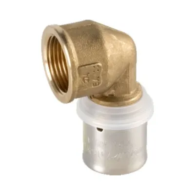 Raccordo gomito femmina ø20/2,25 x 1/2" Pexal Brass - raccordo a pressare VS0170622