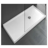 Olympic plus piatto doccia acrilico 120x70 h.11,5 cm piletta ø 90 bianco OL1207011-30