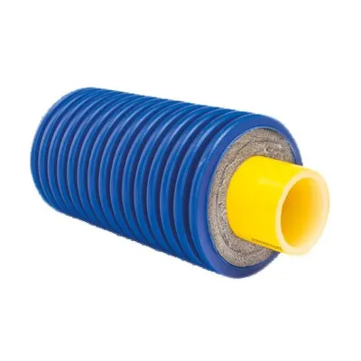 MICROFLEX UNO PRIMO Tubazione flessibile preisolata Microflex ø125 / 40x3.7 mm PN6 per impianti di riscaldamento e raffrescamento con singolo tubo interno in PEX-a SDR11 con barriera antiossigeno (DIN 4726) M12540CWI