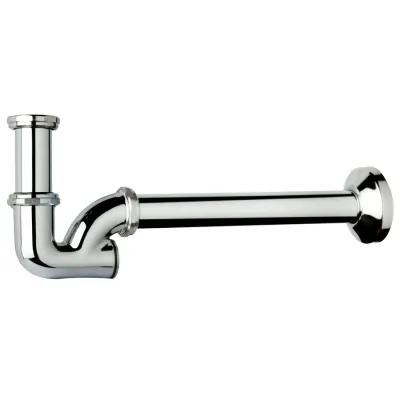 Sifone "U" lavabo in ottone cromato ø1" x ø26 mod. Europa -324.2224