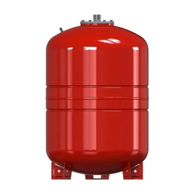 Vaso di espansione da 200 litri per impianto solare SOLARVAREM CE resistente al glicole, con flangia in acciaio inox avvitata, colore rosso R8200481S4000000