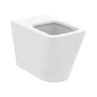 Ideal Standard Blend Cube vaso a terra AquaBlade universale, a filo parete, senza brida e senza sedile, colore bianco finitura lucido T368801