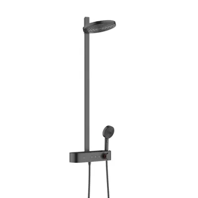 Colonna doccia Pulsify S Showerpipe 260 2jet con ShowerTablet Select 400 - Finitura Nero Opaco 24240670