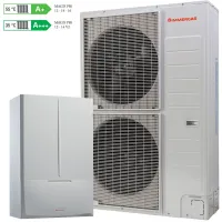 Immergas Magis Pro 12 V2 pompa di calore aria-acqua monofase inverter con unità motocondensante esterna e modulo idronico separato 3.030663