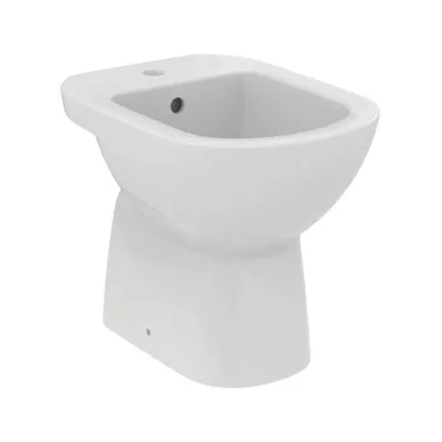 Ideal Standard I.LIFE A bidet a terra, monoforo, con troppopieno, colore bianco finitura lucido T467401