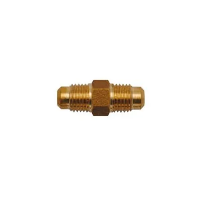 Raccordo ottone diritto - 1/4"x1/4" SAE per tubi rame 00000011330