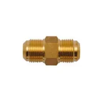 Raccordo ottone diritto 1/2"x1/2" SAE per tubi in rame 00000011332