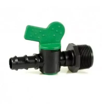 Rubinetto da 16 mm per irrigazione a goccia per filetto maschio da 3/4" IVVMP27M0N16C