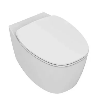 Wc sospeso con sedile Ideal Standard Dea bianco Aquablade T329101