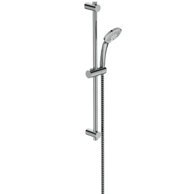 Ideal Standard Idealrain asta doccia M3 Smart, doccetta ø 10 cm, asta murale da 72 cm, finitura cromo B9508AA