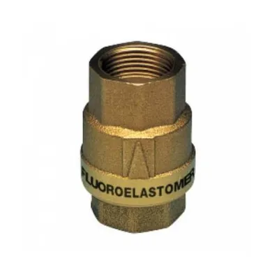 VALSTOP Valvola di ritegno ø1.1/4"FF a due femmine passaggio totale, con guarnizione in fluoroelastomero, sabbiata H0141S07