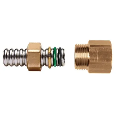 Raccordi filettati femmina ø1"G x TFA/TFG DN20 in ottone ad innesto rapido con doppio O-ring A03-0001-01510