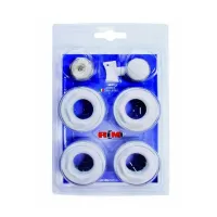 Kit universale per radiatori alluminio 1" x 1/2" flangia ø 42 (con valvola di scarico art. 979) 105100102