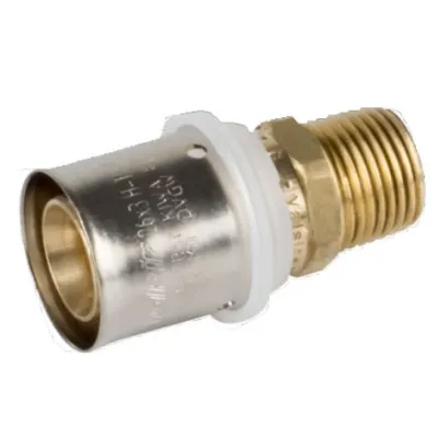 Raccordo diritto maschio 40x3,5 x 1"1/4 - Pexal Brass - raccordo a pressare VS0130627