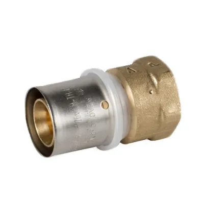 Raccordo diritto femmina 16x2,25 x 1/2" - Pexal Brass - raccordo a pressare VS0170307