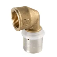 Raccordo gomito femmina 16x2,25 x 1/2" - Pexal Brass - raccordo a pressare VS0170607