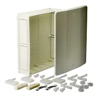 AC 850 Cassetta in plastica dim. 260x320x95 mm con fondo e kit di fissaggio per collettori complanari e componibili SAM-032