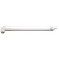 Vaillant prolunga scarico fumi orizzontale lungh.1 mt coassiale 60/100 mm con curva 90° e terminale antivento 303845