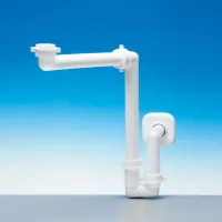 Sifone "SPAZIO BAGNO" per lavabo completo di raccordo 1" - 1"1/4 uscita ø 32-40 A.1115.01