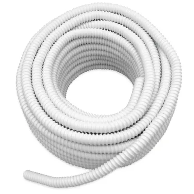 Tubo spiralato in PVC plastificato autoestinguente per lo scarico condensa dei condizionatori - ø 16 mm - Rotolo da 25 mt (prezzo a metro - acquisto min. 25 metri e multipli) 00000052015