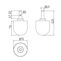 Inda scovolo per Logic - Globe - Colorella - Export - Hotellerie R38140023